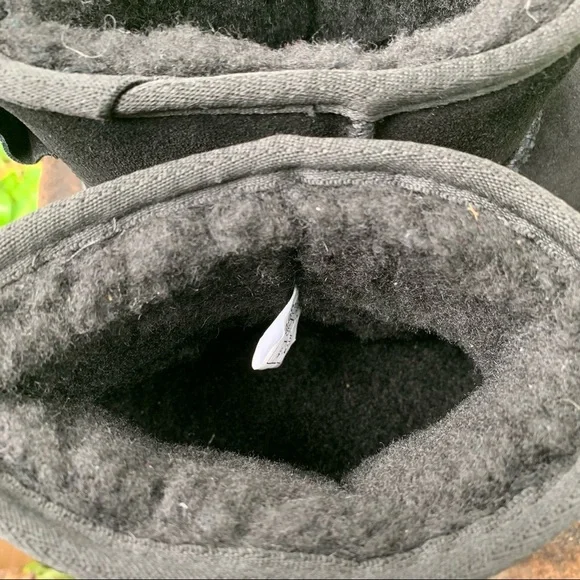 ZGR Classic Winter black suede snow ankle boots 7 - Picture 13 of 16